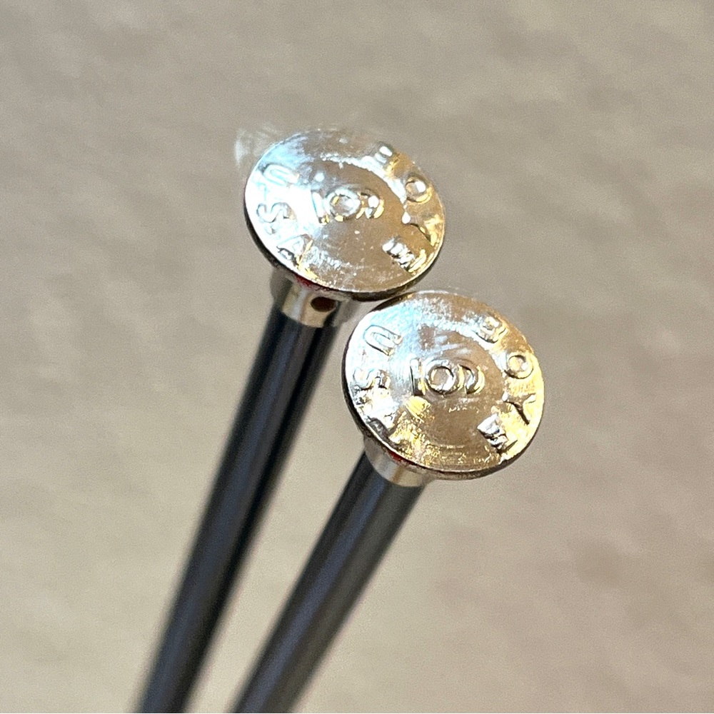 Size 6 Metal Knitting Needles. Boye Brand USA 14 inches long